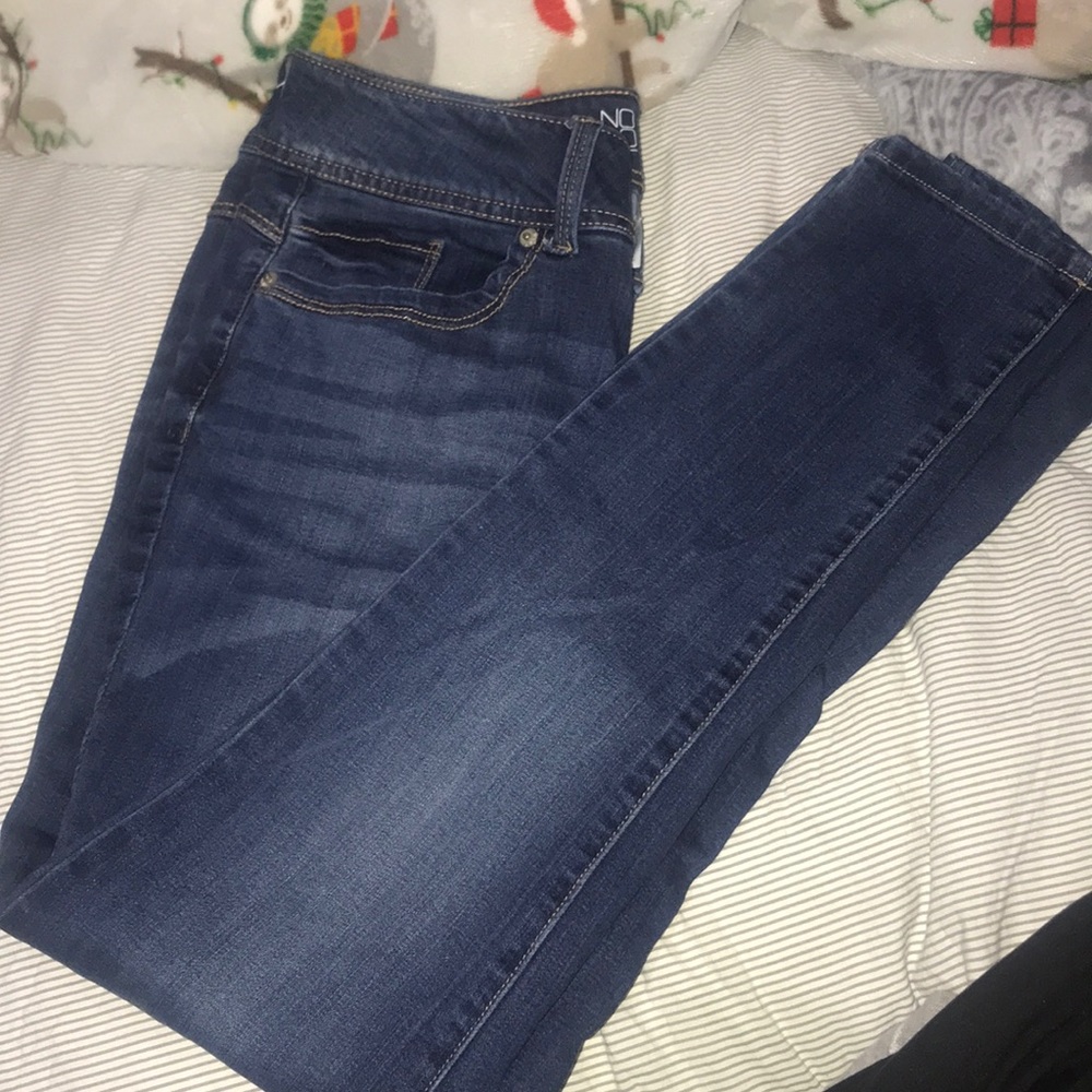 Mid rise skinny jeans